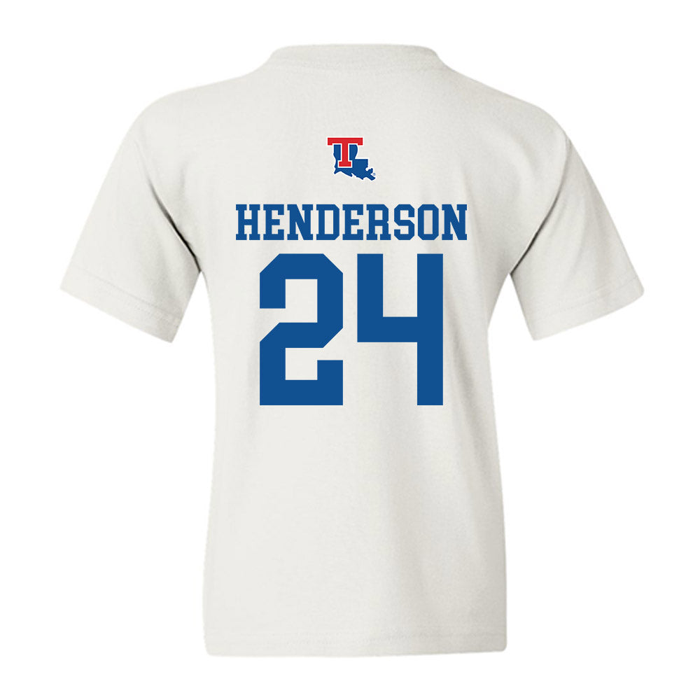 LA Tech - NCAA Softball : Raegan Henderson - Generic Shersey Youth T-Shirt-1