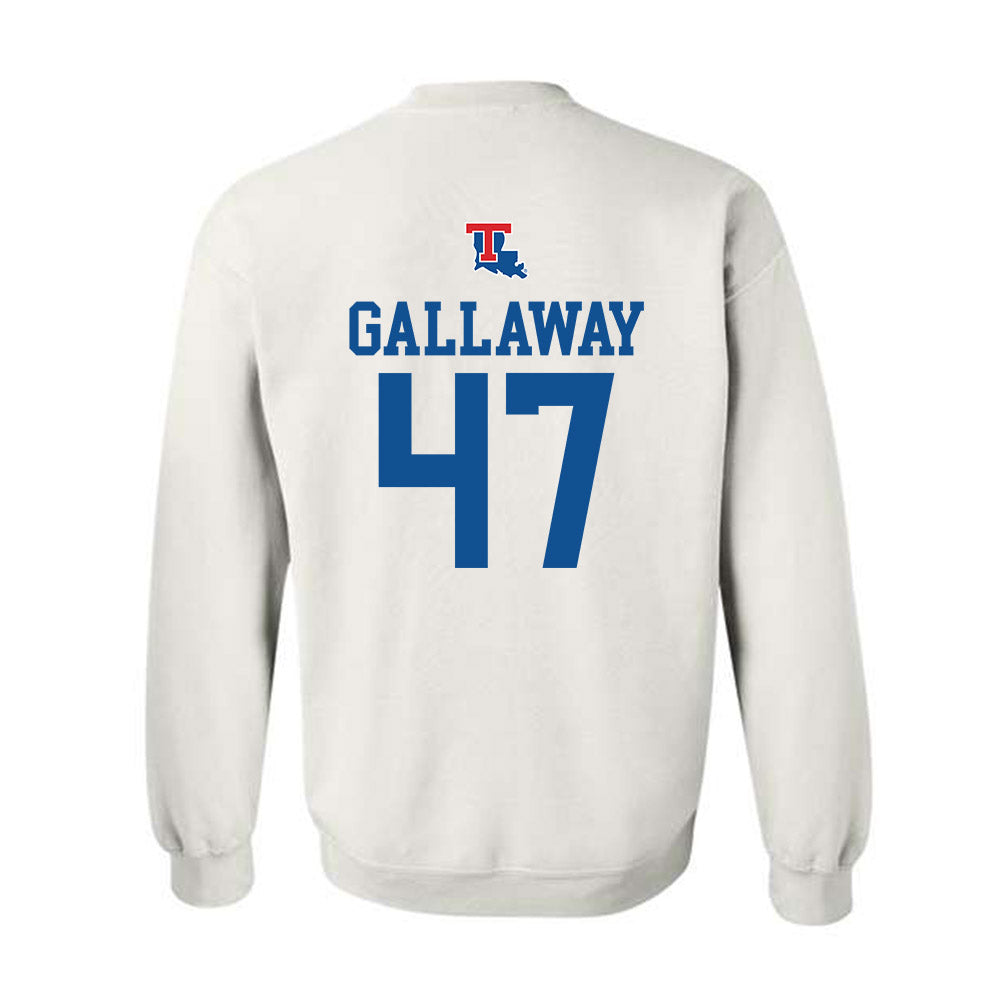 LA Tech - NCAA Softball : Bradi Gallaway - Generic Shersey Crewneck Sweatshirt-1