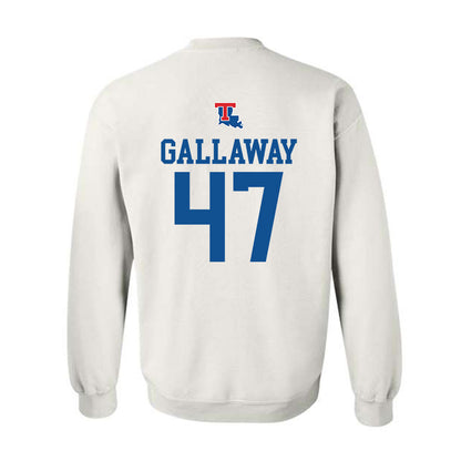 LA Tech - NCAA Softball : Bradi Gallaway - Generic Shersey Crewneck Sweatshirt-1