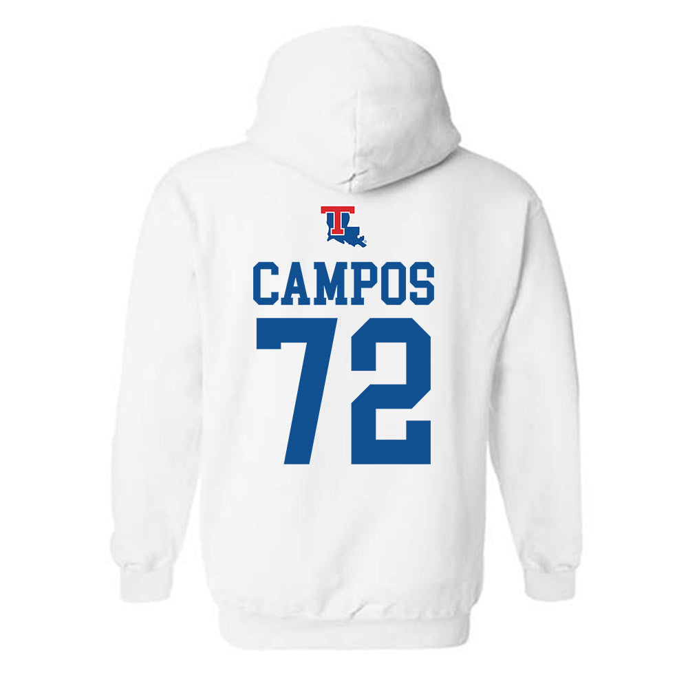 LA Tech - NCAA Softball : Bryannah Campos - Generic Shersey Hooded Sweatshirt-1