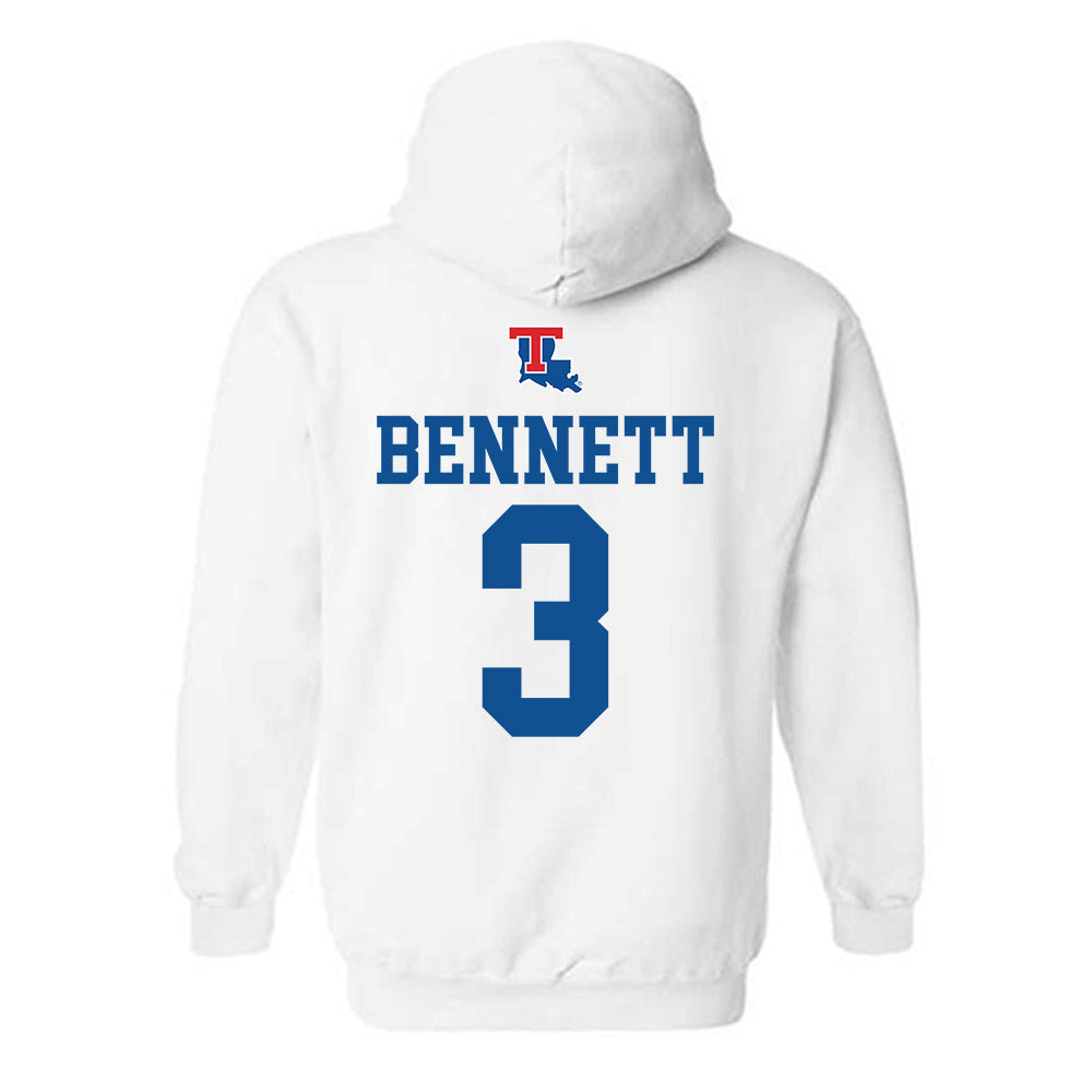 LA Tech - NCAA Softball : Cali Bennett - Generic Shersey Hooded Sweatshirt-1