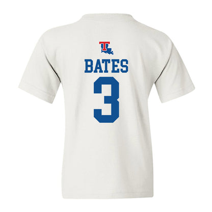 LA Tech - NCAA Men's Basketball : A.J. Bates - Generic Shersey Youth T-Shirt-1