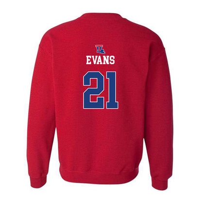 LA Tech - NCAA Women's Basketball : Kennedy Evans - Generic Shersey Crewneck Sweatshirt-1