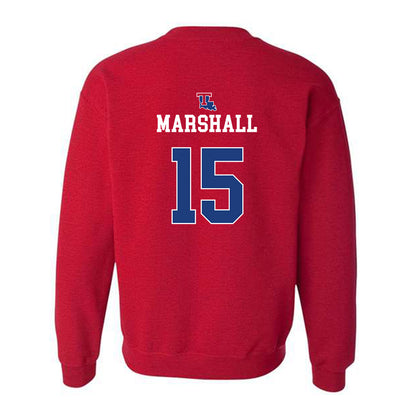 LA Tech - NCAA Women's Basketball : Jordan Marshall - Generic Shersey Crewneck Sweatshirt-1