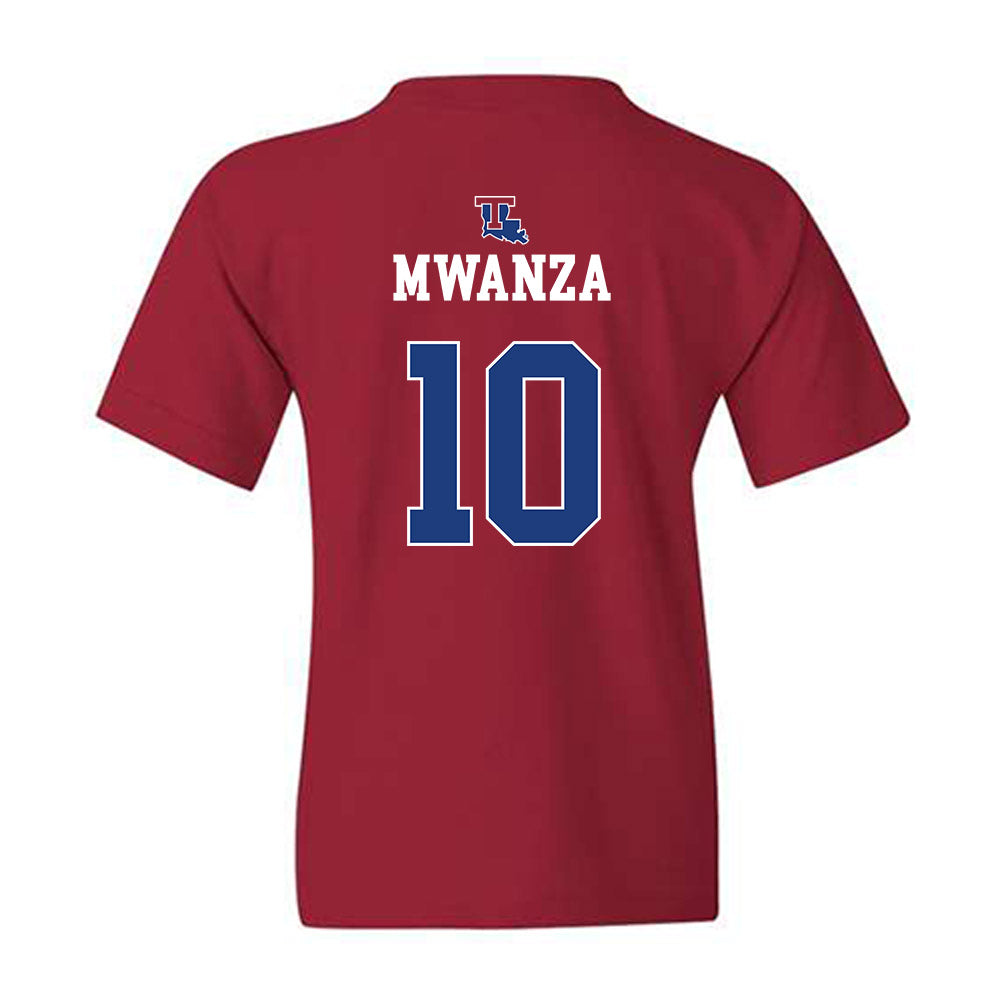LA Tech - NCAA Women's Basketball : Melissa Mwanza - Generic Shersey Youth T-Shirt-1
