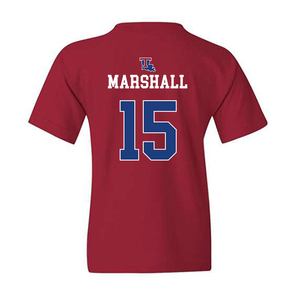 LA Tech - NCAA Women's Basketball : Jordan Marshall - Generic Shersey Youth T-Shirt-1