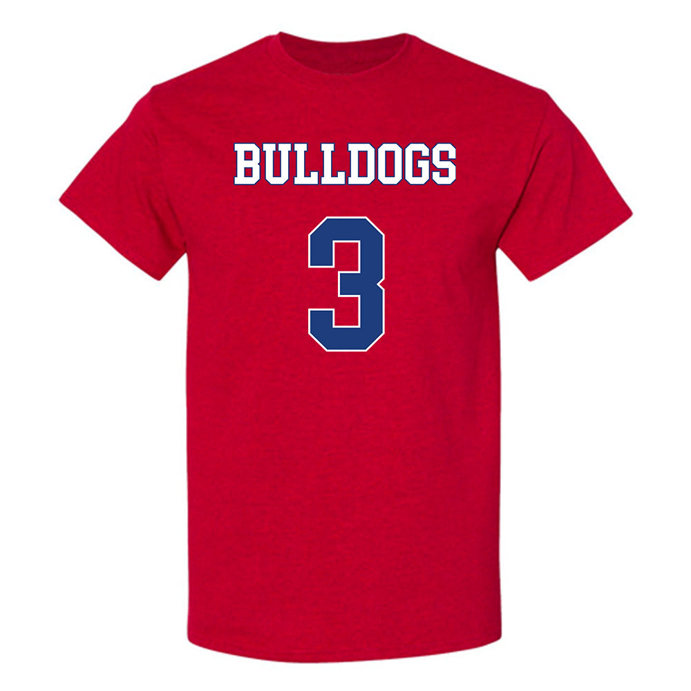 LA Tech - NCAA Men's Basketball : A.J. Bates - Generic Shersey T-Shirt-0