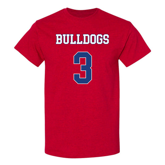 LA Tech - NCAA Men's Basketball : A.J. Bates - Generic Shersey T-Shirt-0