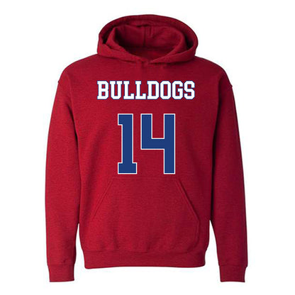 LA Tech - NCAA Men's Basketball : Will Allen - Generic Shersey Hooded Sweatshirt-0