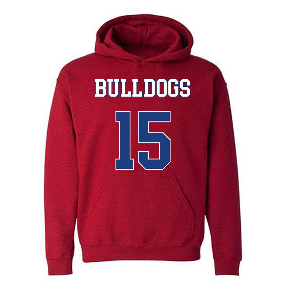 LA Tech - NCAA Women's Basketball : Jordan Marshall - Generic Shersey Hooded Sweatshirt-0