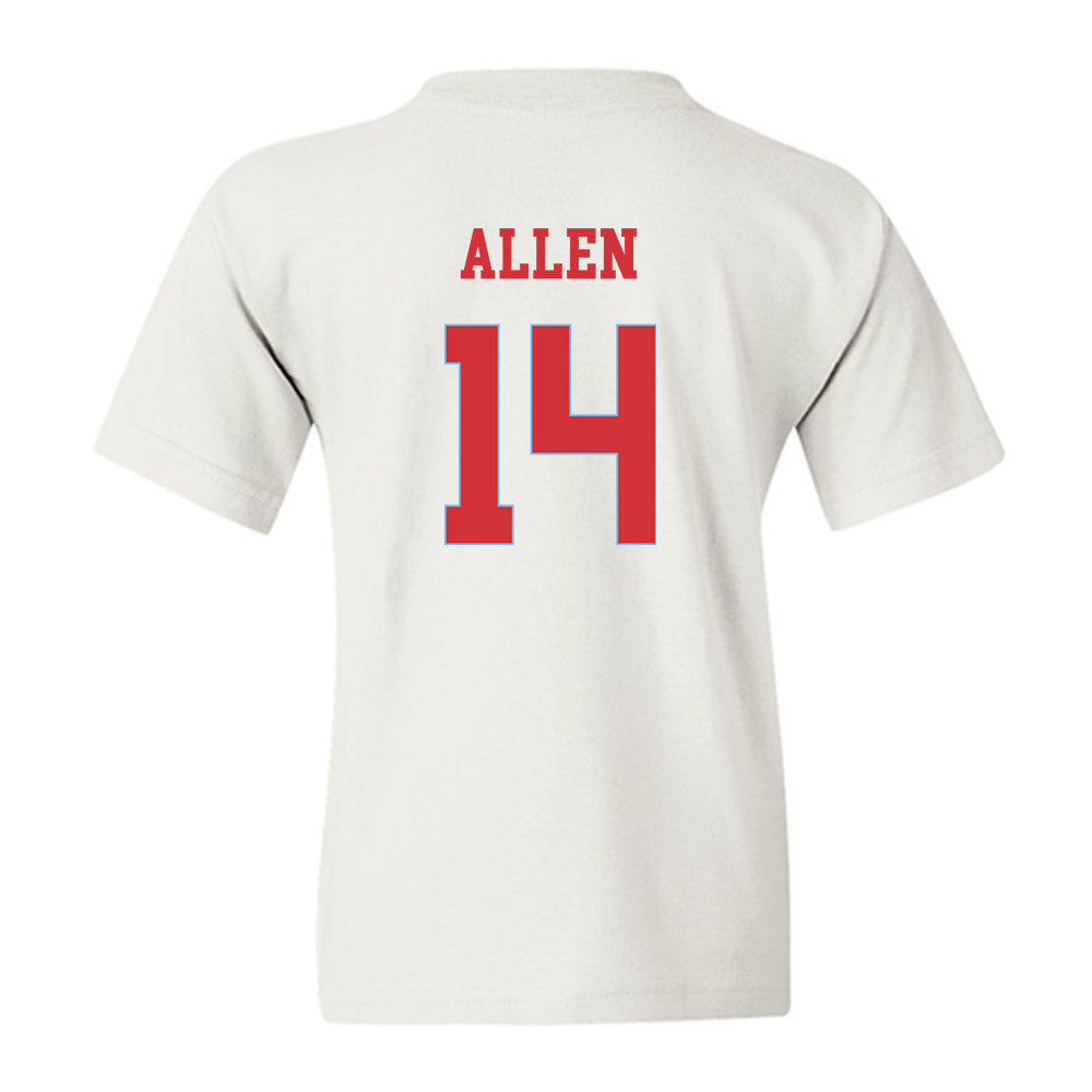 LA Tech - NCAA Men's Basketball : Will Allen - Generic Shersey Youth T-Shirt-1