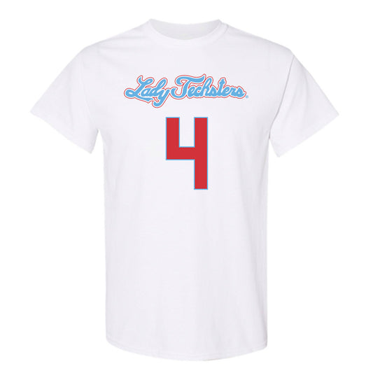 LA Tech - NCAA Men's Basketball : Jaylen Fenner - Generic Shersey T-Shirt-0
