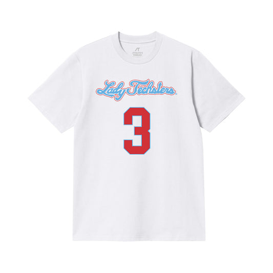LA Tech - NCAA Men's Basketball : James Sanderson - Generic Shersey T-Shirt-0