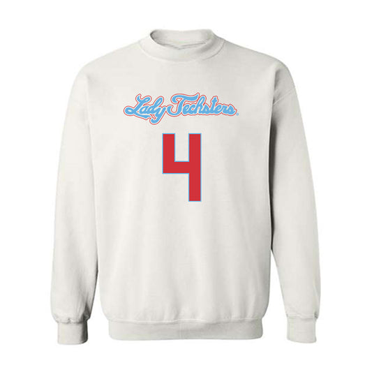 LA Tech - NCAA Women's Basketball : Joy Madison key - Generic Shersey Crewneck Sweatshirt-0