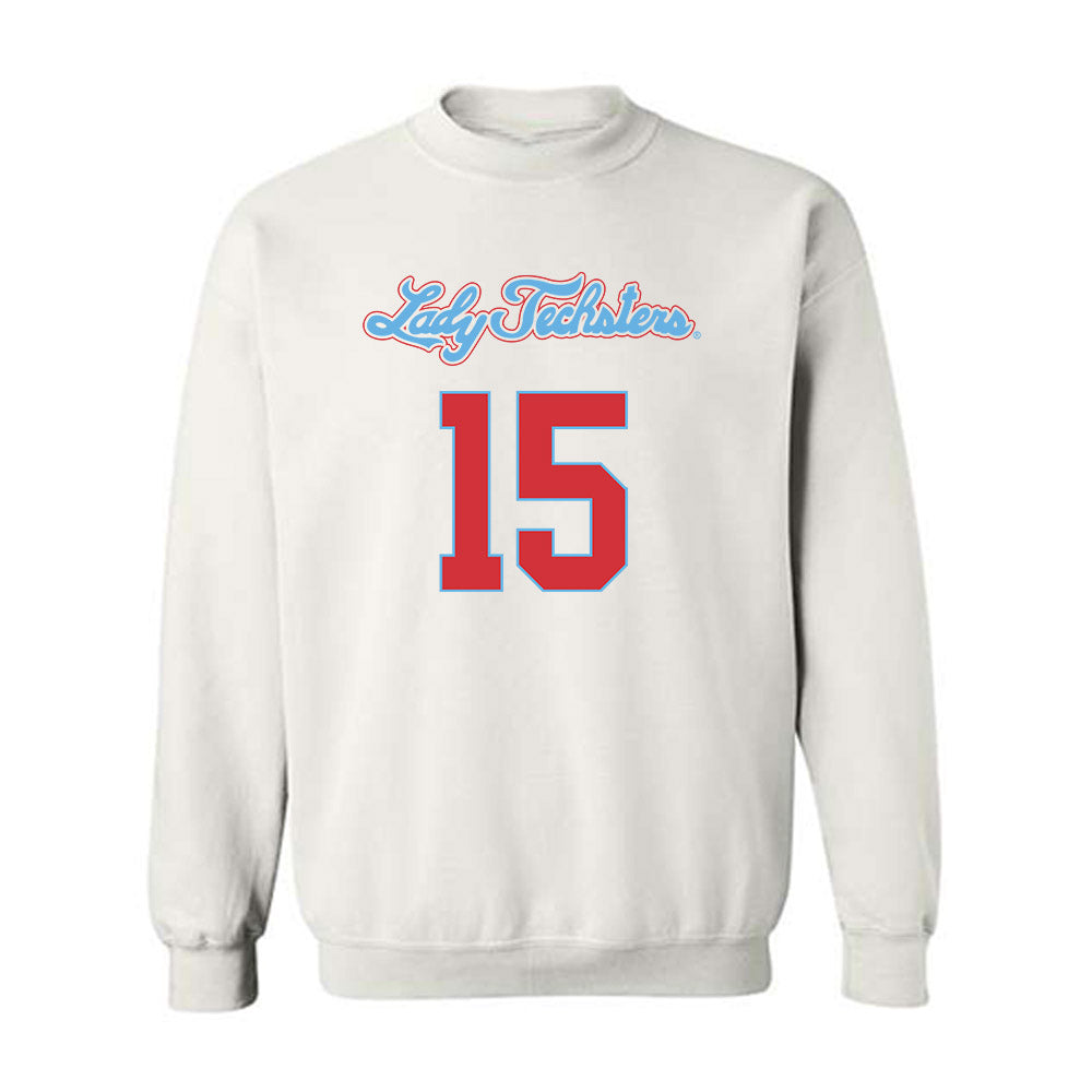 LA Tech - NCAA Women's Basketball : Jordan Marshall - Generic Shersey Crewneck Sweatshirt-0