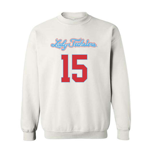 LA Tech - NCAA Women's Basketball : Jordan Marshall - Generic Shersey Crewneck Sweatshirt-0