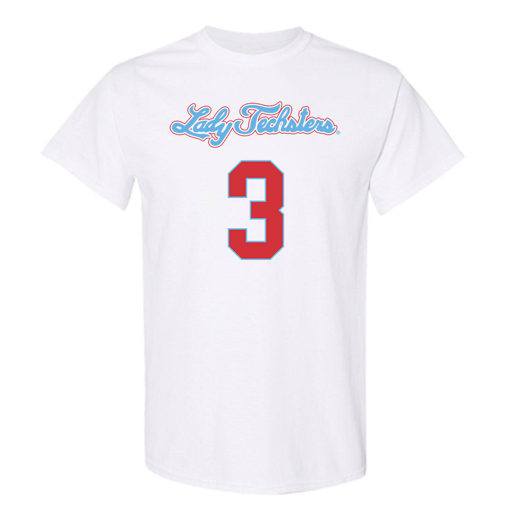 LA Tech - NCAA Men's Basketball : A.J. Bates - Generic Shersey T-Shirt-0