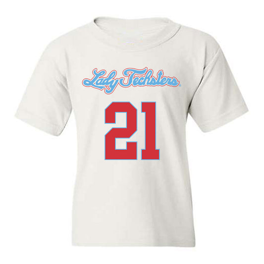 LA Tech - NCAA Women's Basketball : Kennedy Evans - Generic Shersey Youth T-Shirt-0