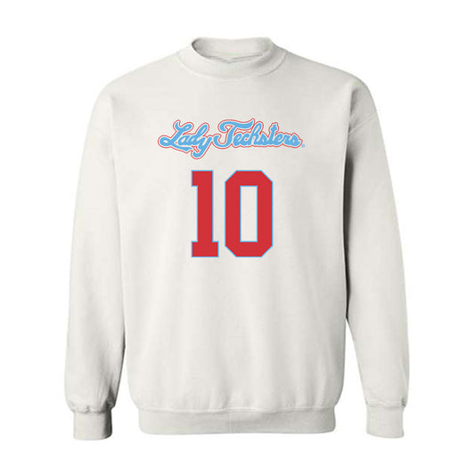 LA Tech - NCAA Women's Basketball : Melissa Mwanza - Generic Shersey Crewneck Sweatshirt-0