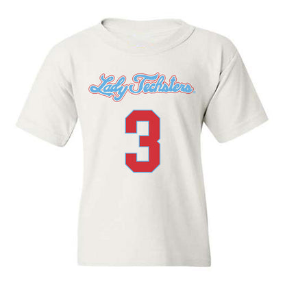 LA Tech - NCAA Men's Basketball : A.J. Bates - Generic Shersey Youth T-Shirt-0