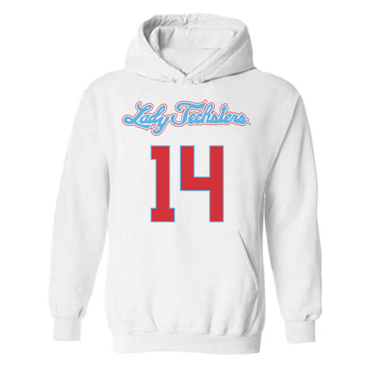LA Tech - NCAA Men's Basketball : Will Allen - Generic Shersey Hooded Sweatshirt-0