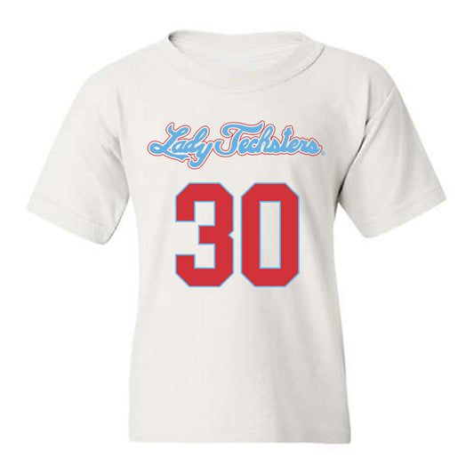 LA Tech - NCAA Women's Basketball : Kaleigh Thompson - Generic Shersey Youth T-Shirt-0