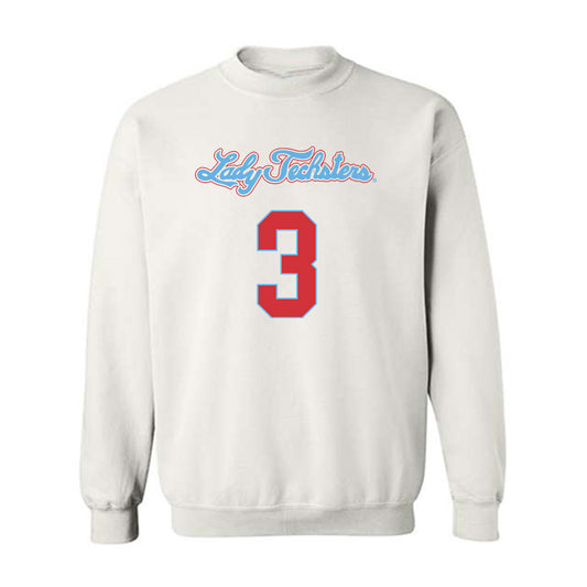 LA Tech - NCAA Men's Basketball : A.J. Bates - Generic Shersey Crewneck Sweatshirt-0