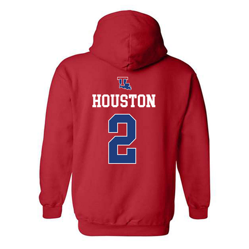 LA Tech - NCAA Baseball : Nathan Houston - Sports Shersey Hooded Sweatshirt-1