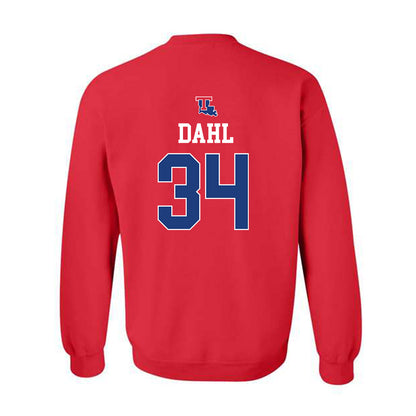 LA Tech - NCAA Baseball : Declan Dahl - Sports Shersey Crewneck Sweatshirt-1