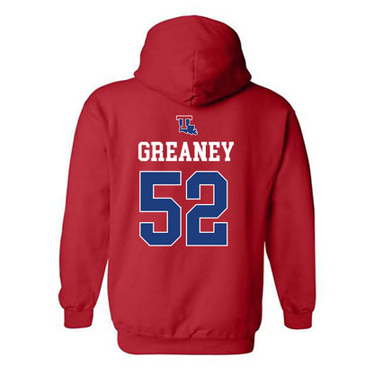 LA Tech - NCAA Baseball : Nick Greaney - Sports Shersey Hooded Sweatshirt-1