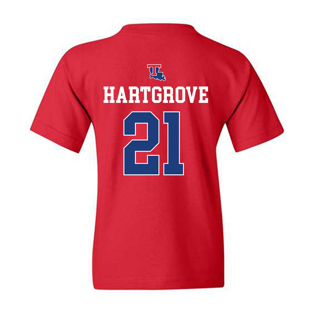 LA Tech - NCAA Baseball : Hudson Hartgrove - Sports Shersey Youth T-Shirt-1
