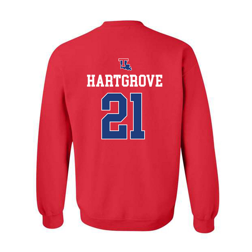 LA Tech - NCAA Baseball : Hudson Hartgrove - Sports Shersey Crewneck Sweatshirt-1