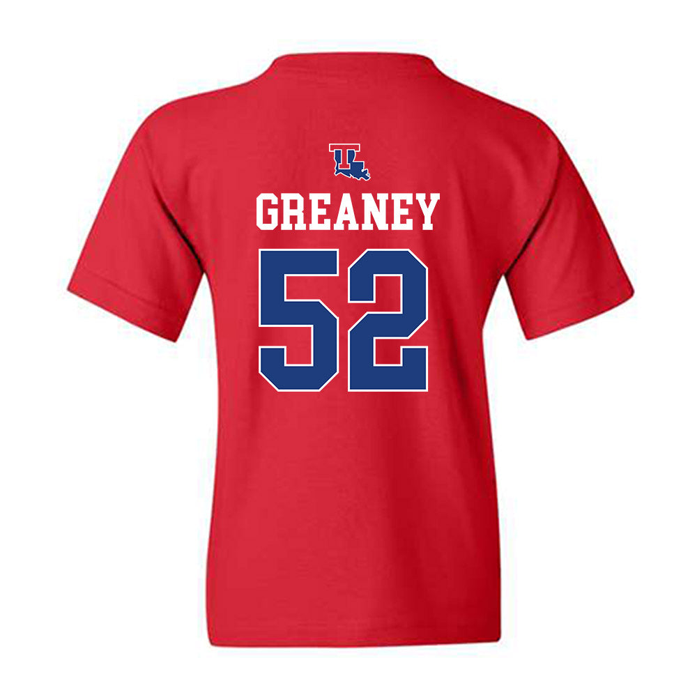 LA Tech - NCAA Baseball : Nick Greaney - Sports Shersey Youth T-Shirt-1
