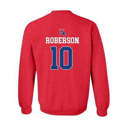 LA Tech - NCAA Baseball : Brooks Roberson - Sports Shersey Crewneck Sweatshirt-1