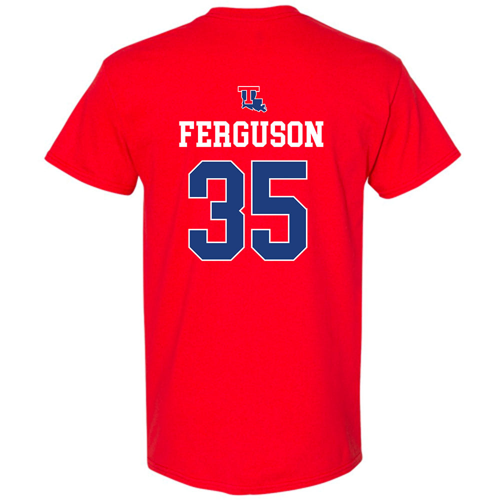 LA Tech - NCAA Baseball : Drew Ferguson - Sports Shersey T-Shirt-1