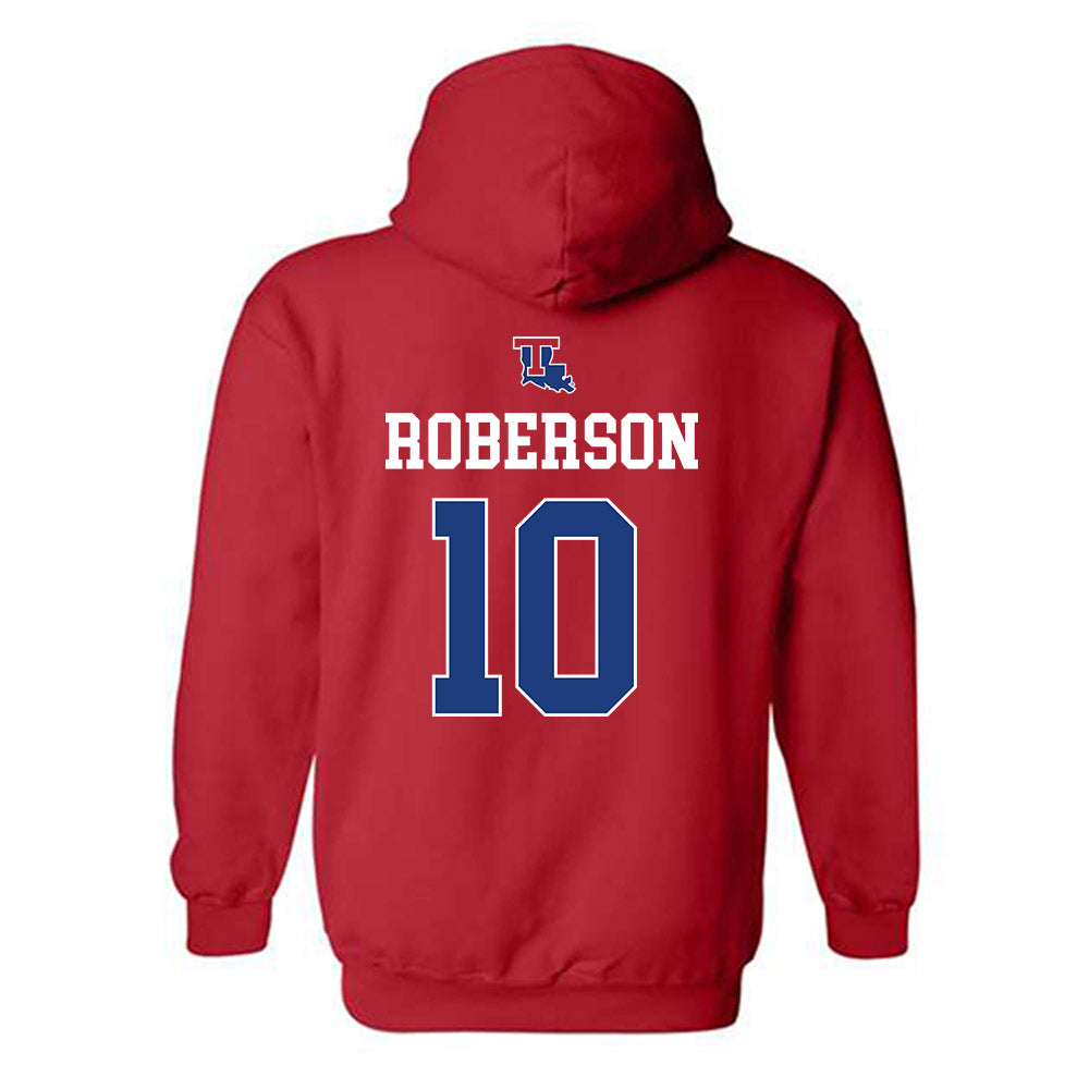 LA Tech - NCAA Baseball : Brooks Roberson - Sports Shersey Hooded Sweatshirt-1