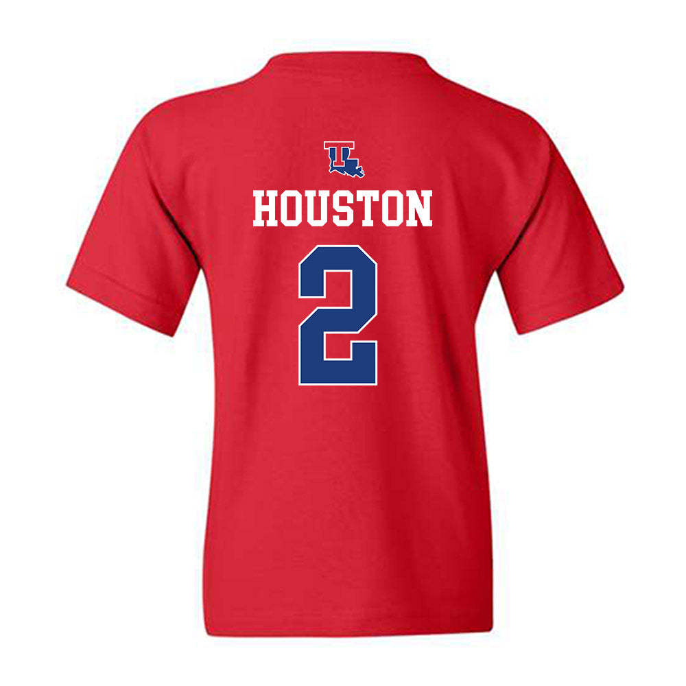 LA Tech - NCAA Baseball : Nathan Houston - Sports Shersey Youth T-Shirt-1
