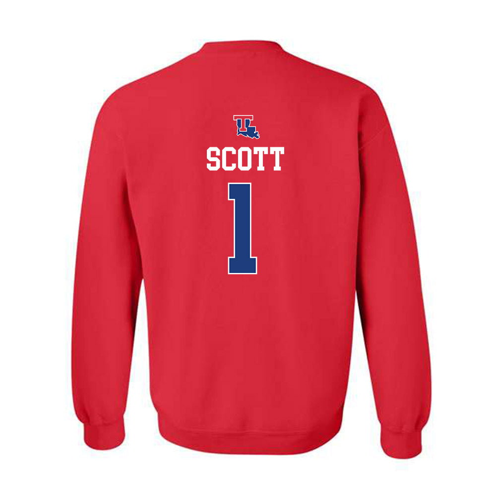 LA Tech - NCAA Baseball : Wesley Scott - Sports Shersey Crewneck Sweatshirt-1