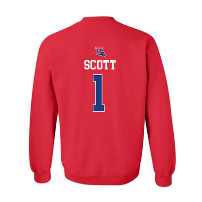 LA Tech - NCAA Baseball : Wesley Scott - Sports Shersey Crewneck Sweatshirt-1