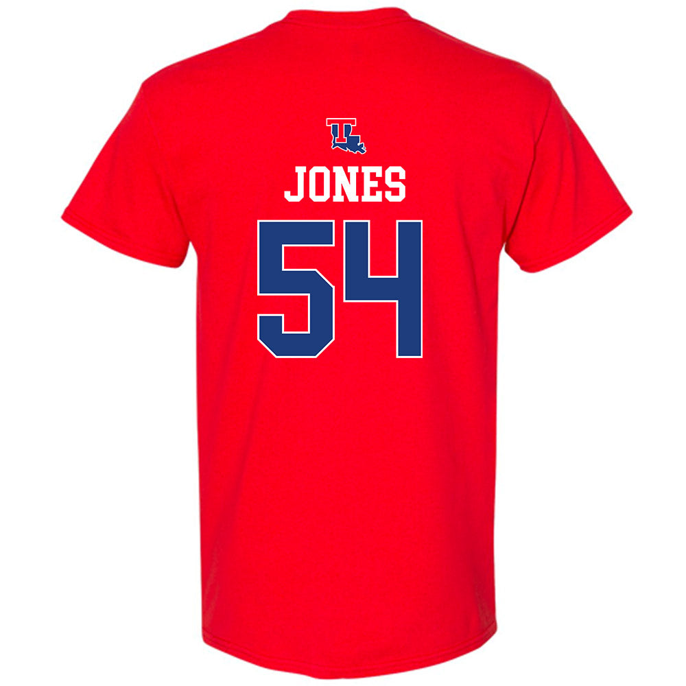 LA Tech - NCAA Baseball : Jackson Jones - Sports Shersey T-Shirt-1