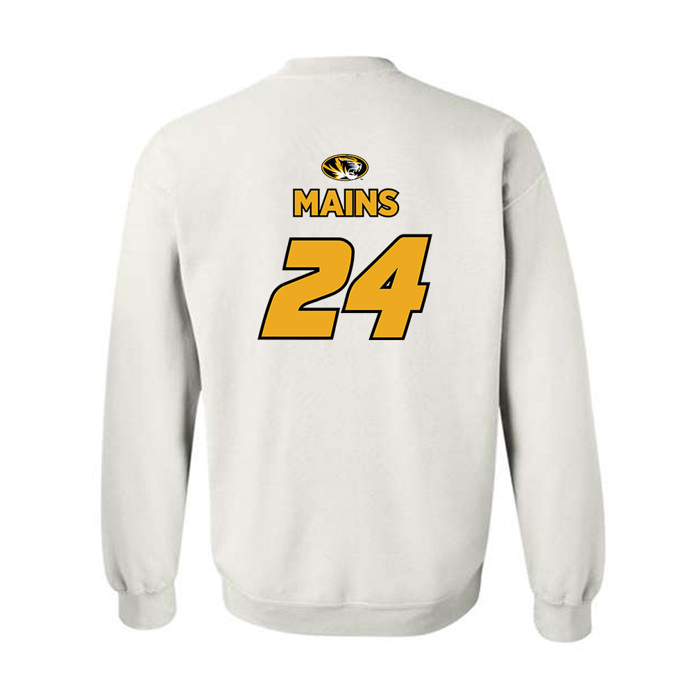 Missouri - NCAA Women's Basketball : Sydney Mains - Classic Shersey Crewneck Sweatshirt-1