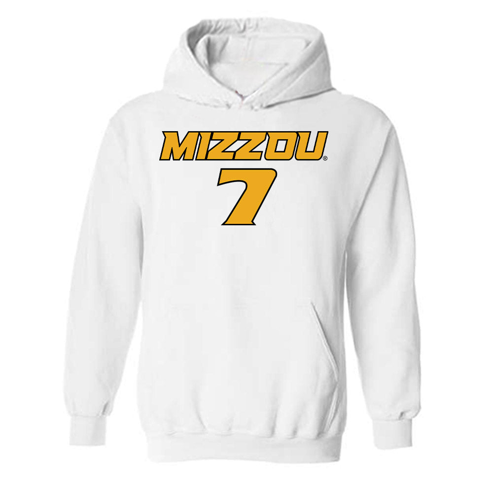 Missouri - NCAA Women's Basketball : Tanyuel Welch - Classic Shersey Hooded Sweatshirt-0