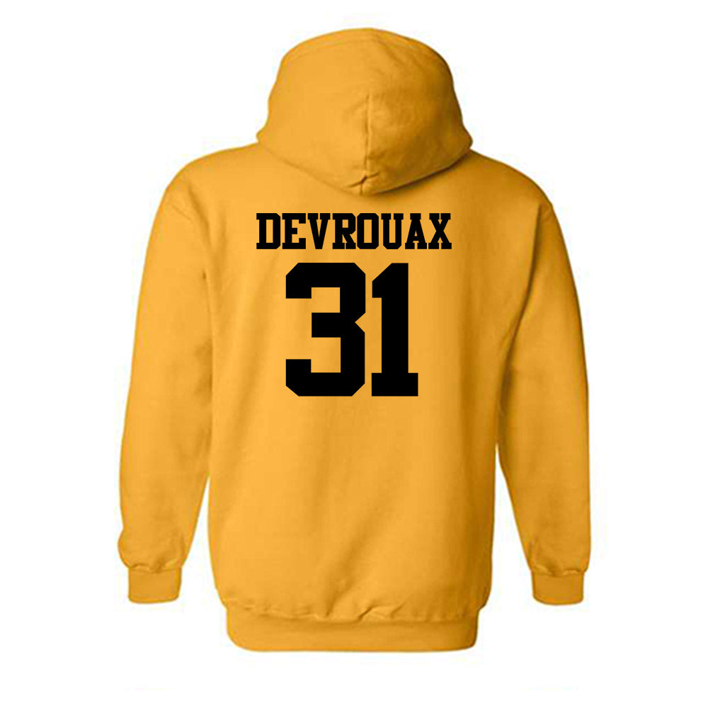 Missouri - NCAA Women's Soccer : Mia Devrouax - Generic Shersey Hooded Sweatshirt-1