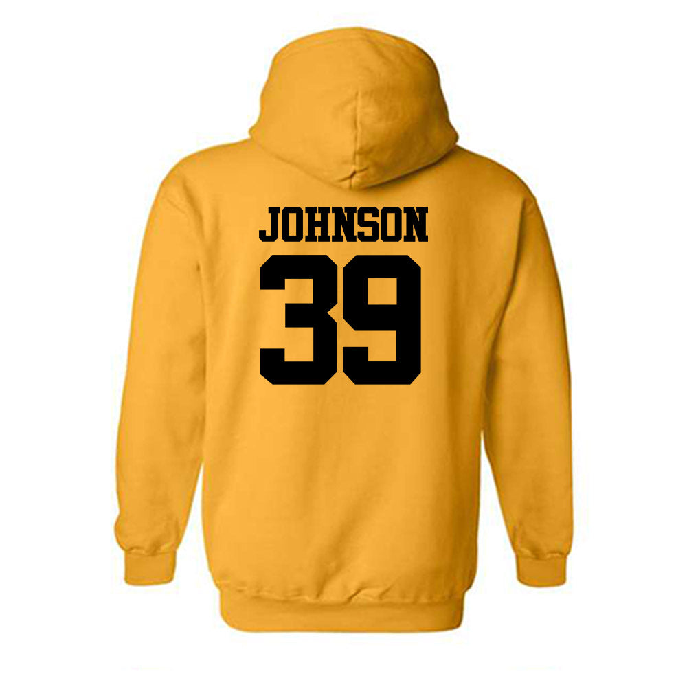 Missouri - NCAA Baseball : Ethan Johnson - Generic Shersey Hooded Sweatshirt-1
