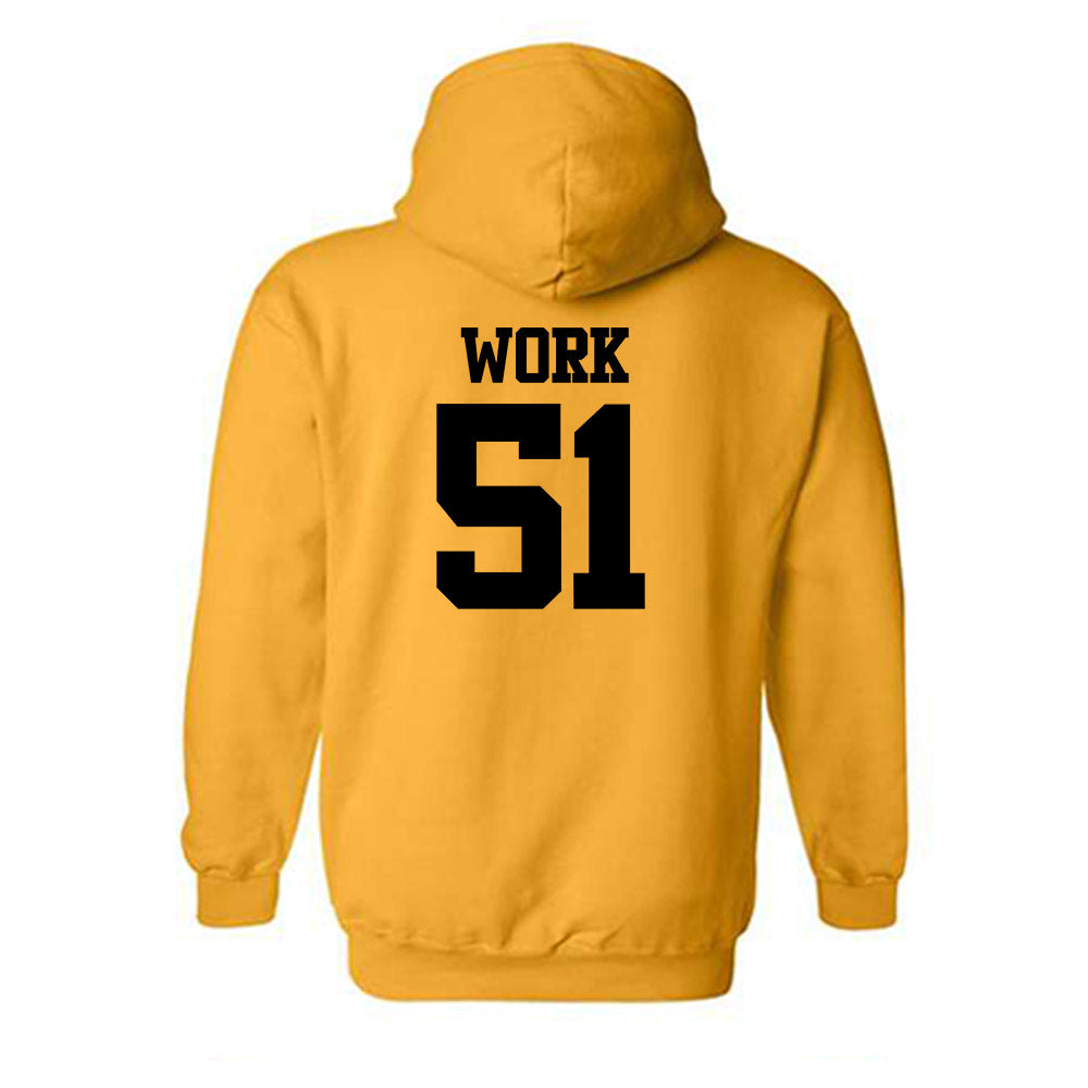 Missouri - NCAA Football : Luke Work - Generic Shersey Hooded Sweatshirt-1