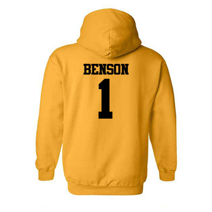Missouri - NCAA Baseball : Cameron Benson - Generic Shersey Hooded Sweatshirt-1