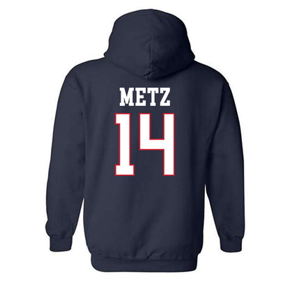 Gonzaga - NCAA Men's Basketball : Alonzo Metz - Classic Shersey Hooded Sweatshirt-1