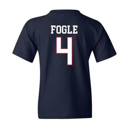 Gonzaga - NCAA Men's Basketball : Davis Fogle - Classic Shersey Youth T-Shirt-1