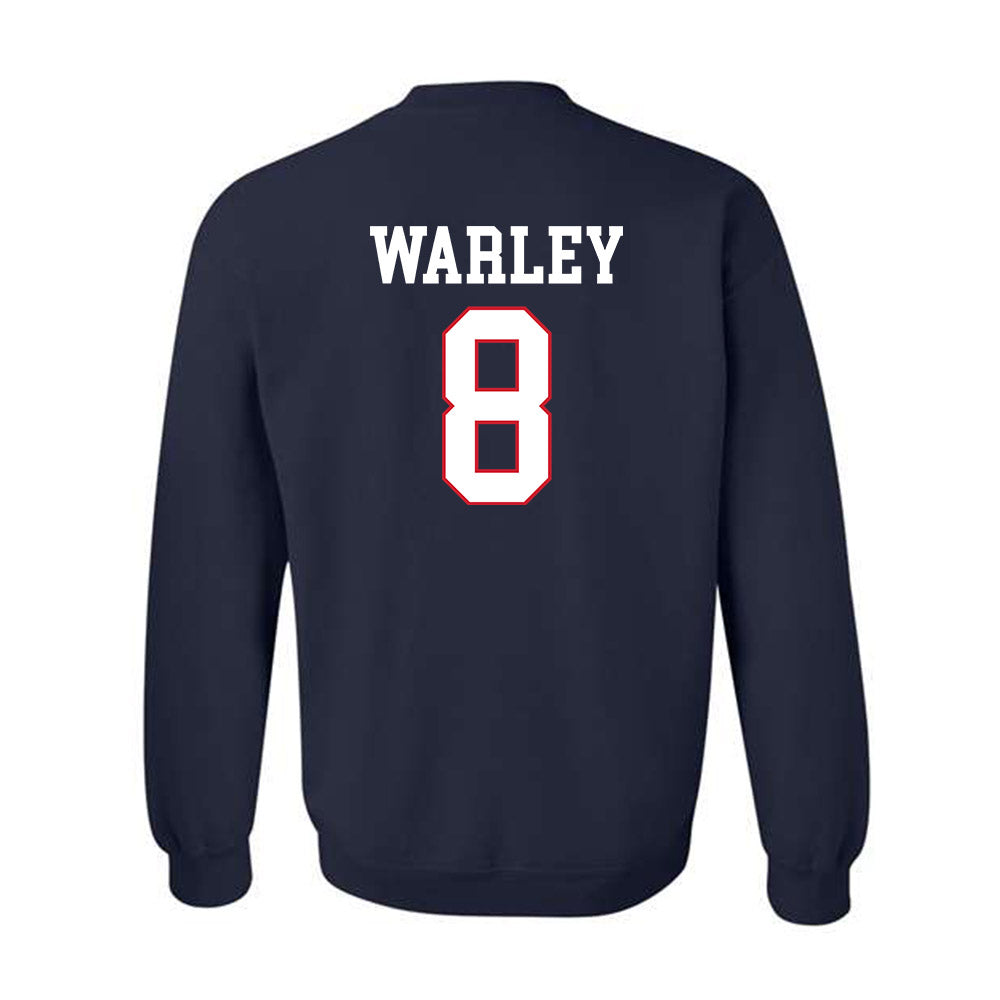 Gonzaga - NCAA Men's Basketball : Jalen Warley - Classic Shersey Crewneck Sweatshirt-1