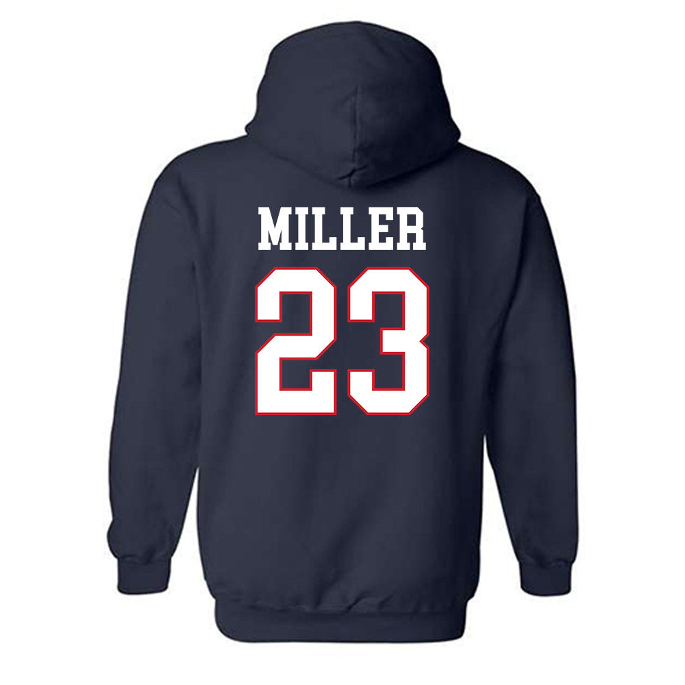 Gonzaga - NCAA Men's Basketball : Adam Miller - Classic Shersey Hooded Sweatshirt-1